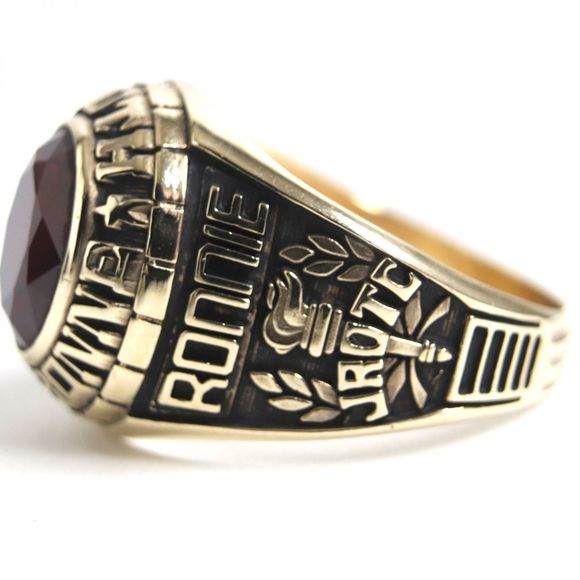LuxUness JOSTENS 1997 10K Gold College Ring Metal Ring - Picture 3 of 6